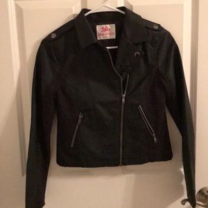 Justice Faux Leather Moto Jacket